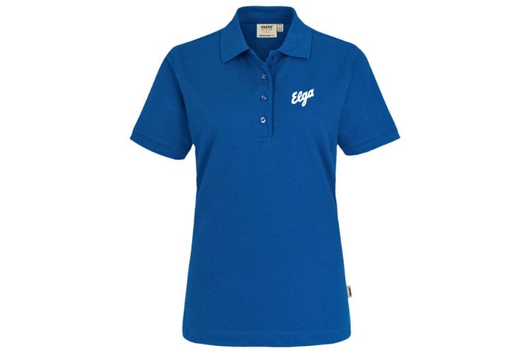 Picture of Elga women's polo shirt, royal blue, regular fit 