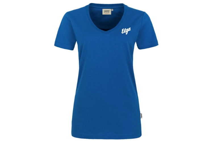 Picture of Elga women's T-shirt, royal blue, regular fit 