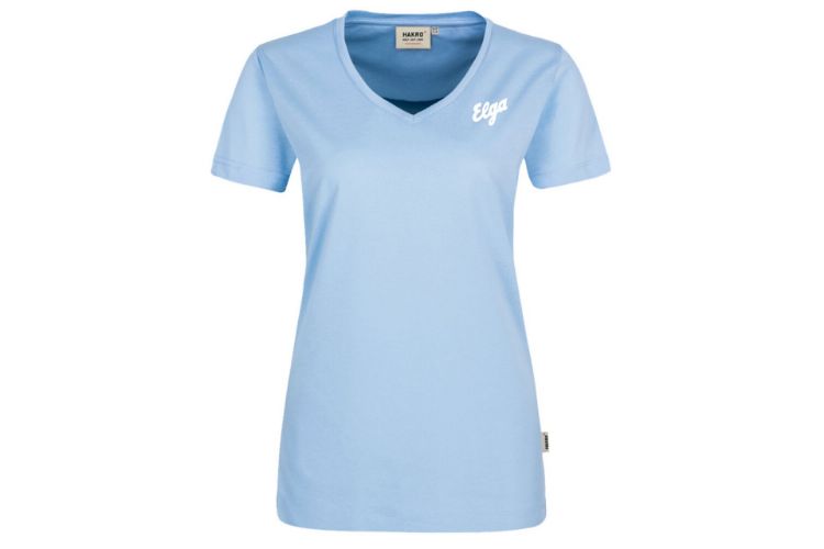 Picture of Elga women's T-shirt, ice blue, regular fit 