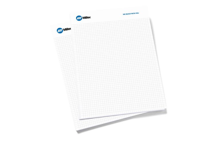 Picture of DIN A4 writing pad Miller 